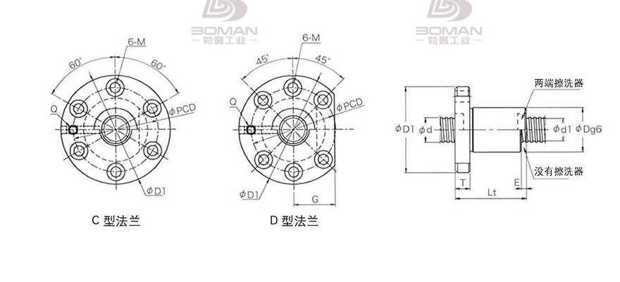 KURODA GD3205KT-CDPR 日本黑田精工丝杠钢珠安装方法